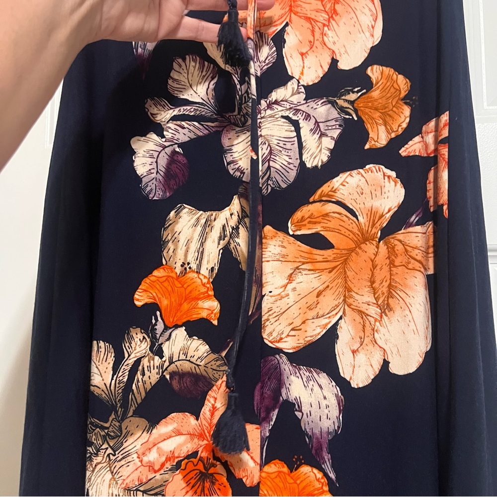 Tommy Bahama Orange and Blue Floral Dress - Picture 6 of 9